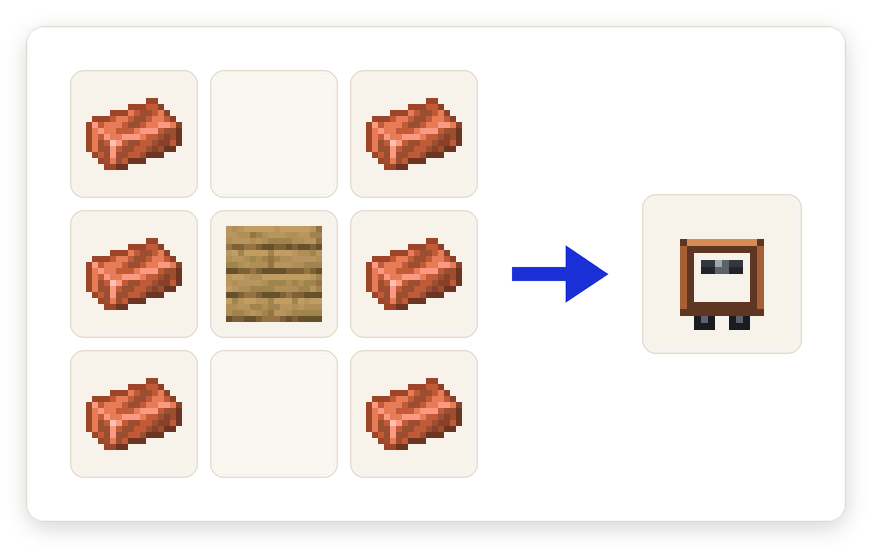 Crafting recipe for Cargo Rack