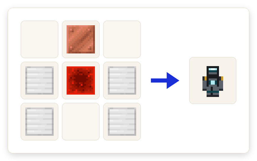 Crafting recipe for Stunt Double