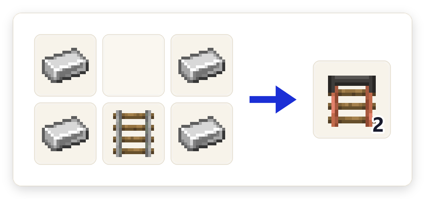 Crafting recipe for Buffer Stop