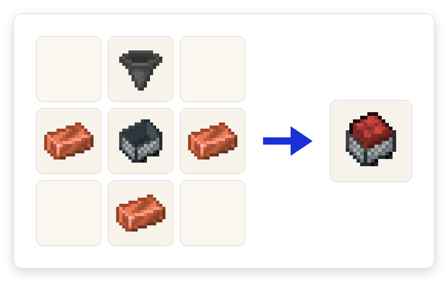 Crafting recipe for Evil Trailblazer Cart