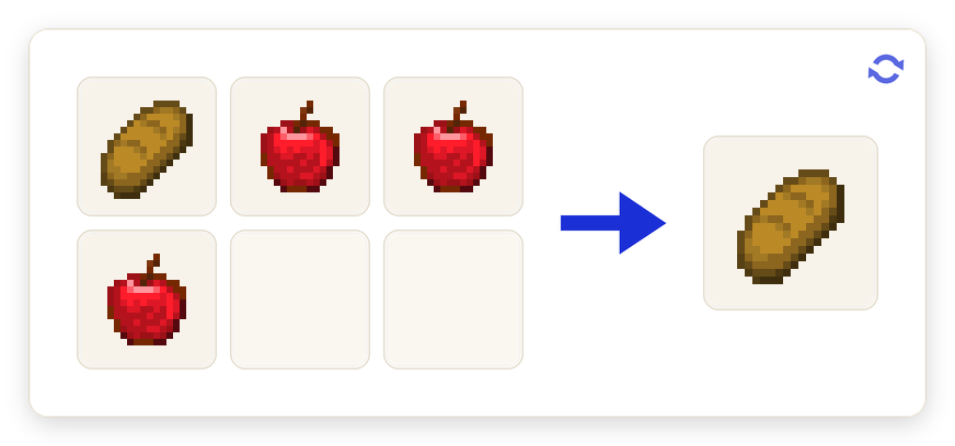 Crafting recipe for Easy Food3