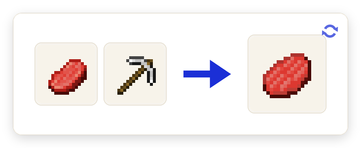Crafting recipe for Ground Beef