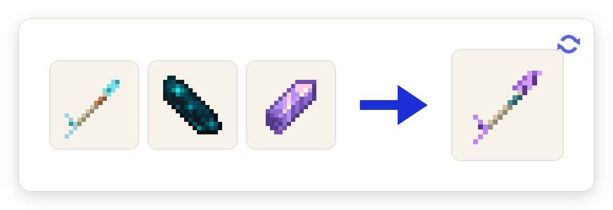 Crafting recipe for Grand Scanner Arrow