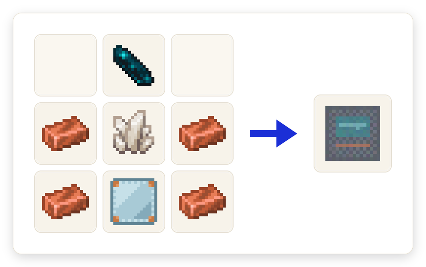 Crafting recipe for Satellite Uplink