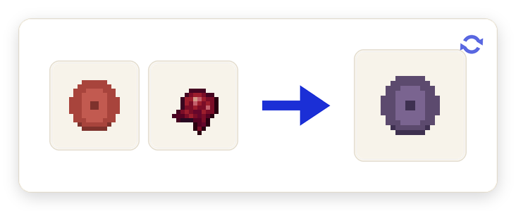 Crafting recipe for Bitter Wax