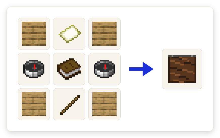 Crafting recipe for Battle Board