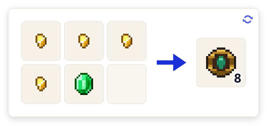 Crafting recipe for Territory Mark