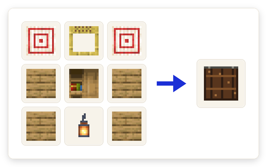 Crafting recipe for Training Yard