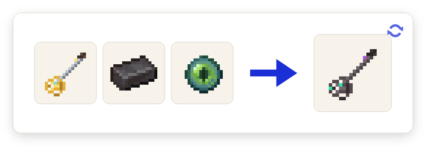 Crafting recipe for Resonant Detector