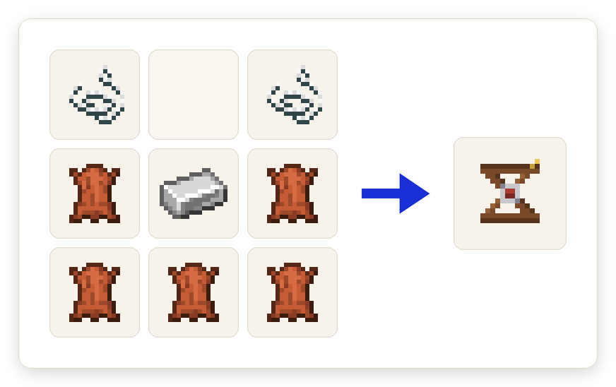 Crafting recipe for Horse Harness