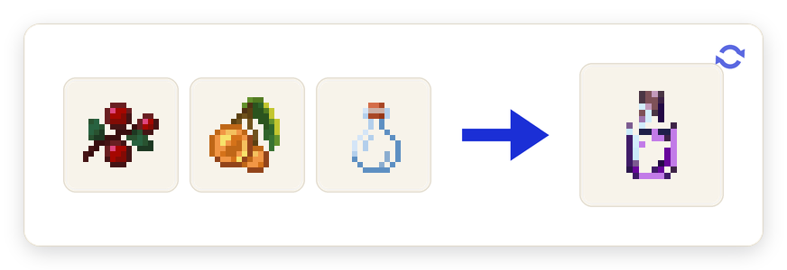 Crafting recipe for Berry Juice