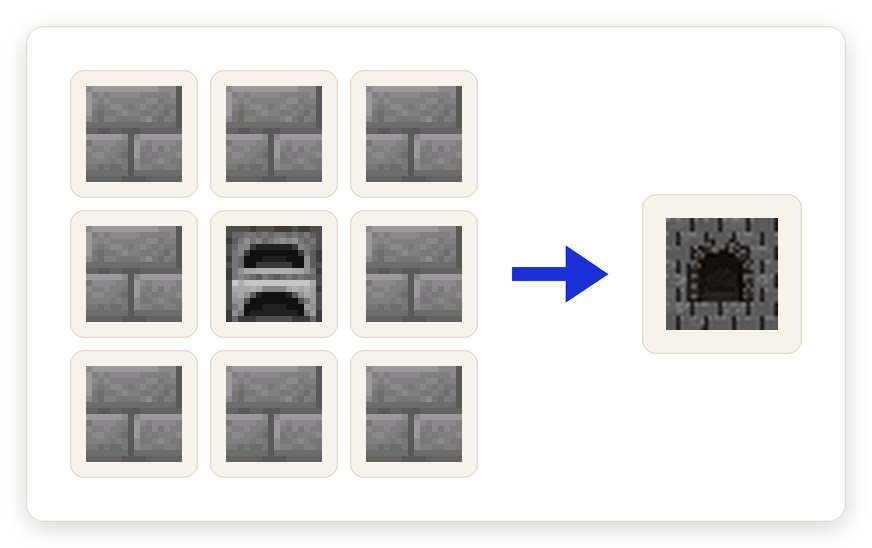 Crafting recipe for Stone Oven