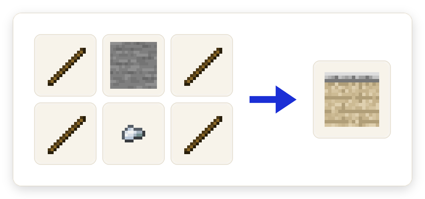 Crafting recipe for Salvage Bench