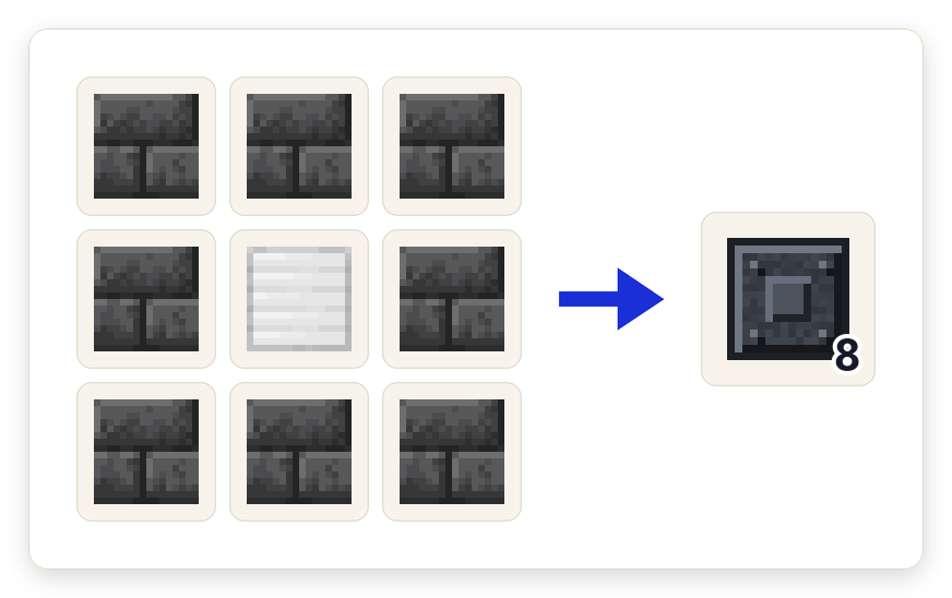 Crafting recipe for Reckoning Casing