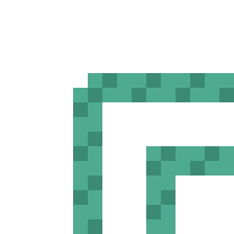 oxidized copper rail corner texture